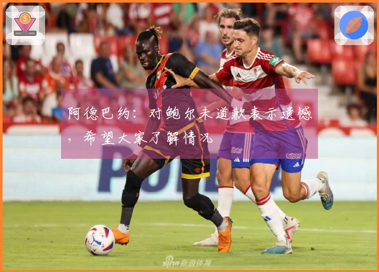 阿德巴约：对鲍尔未道歉表示遗憾，希望大家了解情况